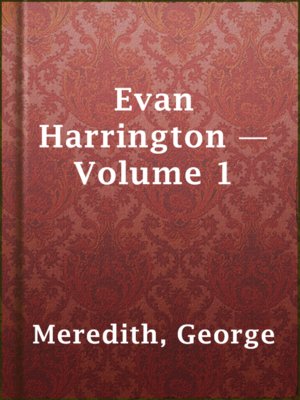 cover image of Evan Harrington — Volume 1